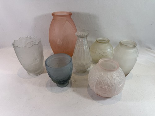 Lot vases anciens verre - vases,