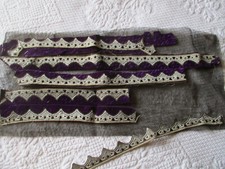 Galon brodé et appliqué sur