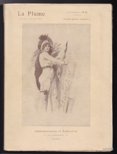 Felicien rops plume - rops, gravure