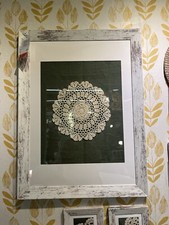 Brand New IKEA PLOMMONTRAD White Stained Picture Frame 19 ¾X27 ½ " 605.595.37