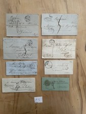 lot de 8 lettres enveloppes