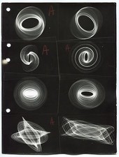 Photogram - Pendulums - Contact Board - Vintage Silver Print - 