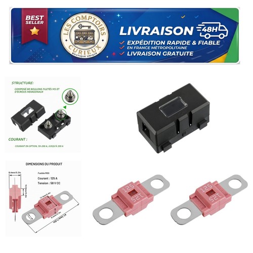 Porte fusible ans - 125a, voiture