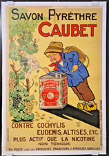 AFFICHE ANCIENNE  ENTOILEE