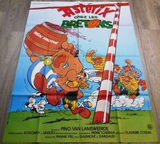 Asterix in Britain French Movie Poster Original 47"63 1986 uderzo Goscinny