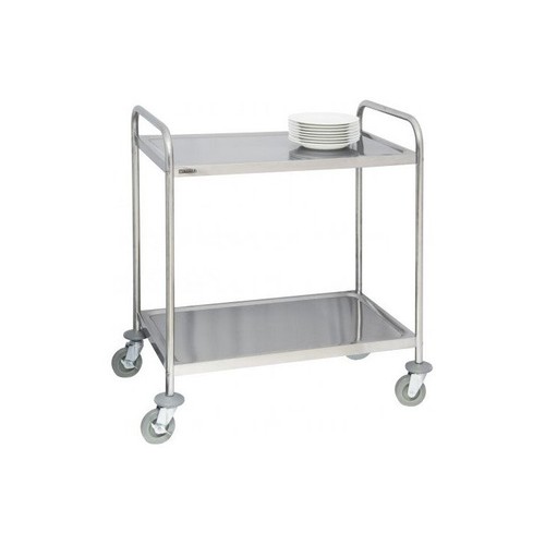 Chariot inox niveaux à - 2, niveaux,