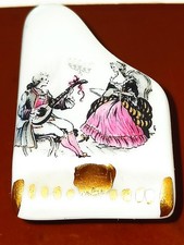 rare miniatures piano porcelain Limoges Fragonard furniture living room cenne