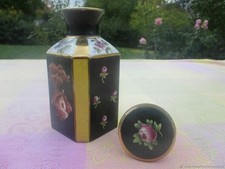 Flacon de parfum ancien Fleurs