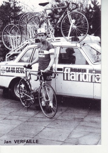 Cyclisme carte jan verfaille - cyclisme,