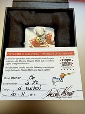 ZIPPO BY MAZZI  « 11 ELEVEN »  21 / 80 Rare Très Beau de 2012