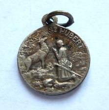 2544/10         OLD  MEDAL SAINT HUBERT  silver plated             (21)