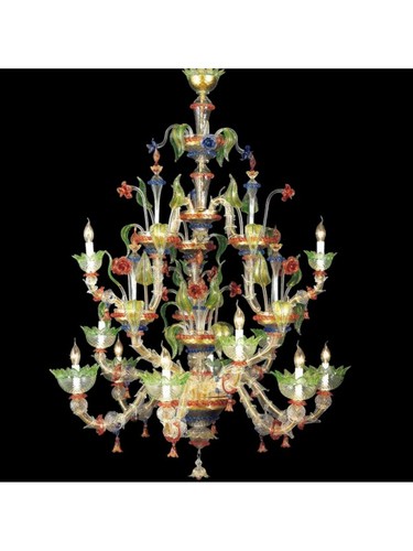 Lustre lumières murano de - lustre,