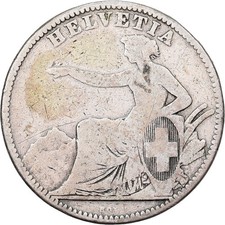 Suisse, 2 Francs, 1862, Bern