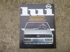 PROSPECTUS OPEL REDIGER PAR LE