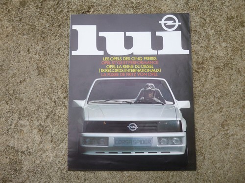 Prospectus opel rediger - rediger, le