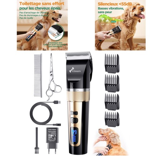 Gimars tondeuse chien - gimars,