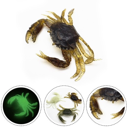 Leurre souple crabe utilitaire