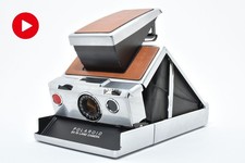 Film testé ! [ COMME NEUF ] Appareil photo Polaroid SX-70 Brown Instant Land ...