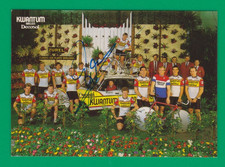 CYCLING Cycling Team Card KWANTUM Decosol 1985 Signed by JAN RAAS