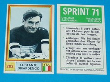 N°203 C. GIRARDENGO ITALIA PANINI SPRINT 71 CYCLISME 1971 WIELRIJDER CICLISMO