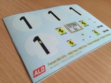 1962 MONTLHERY #1 FERRARI 250 GTO PEDRO RODRIGUEZ/RICARDO RODRIGUEZ 1:18 DECALS