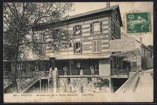 Cpa poissy restaurant la - poissy,,