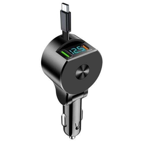 Chargeur voiture rétractable - chargeur,