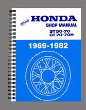 HONDA DAX ST50 ST70 MANUEL DE RÉPARATION ATELIER ATELIER LIVRE DE SERVICE SUR...