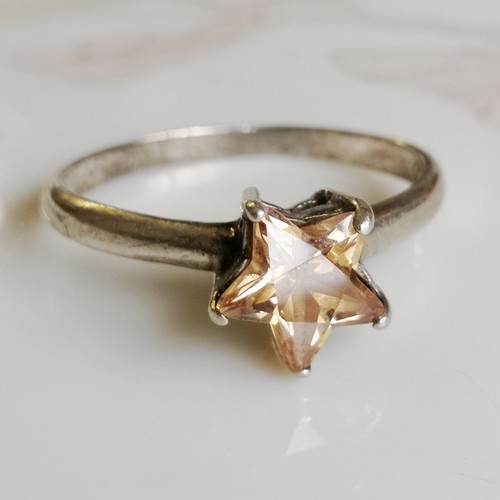 Belle bague argent - en, massif