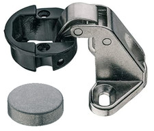 Charnière de Meubles Verre