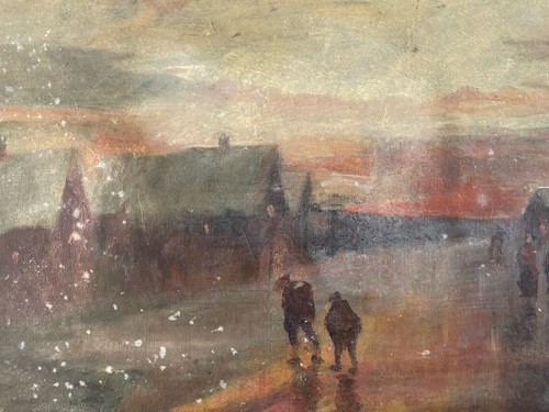 Très belle peinture huile - peinture, sur