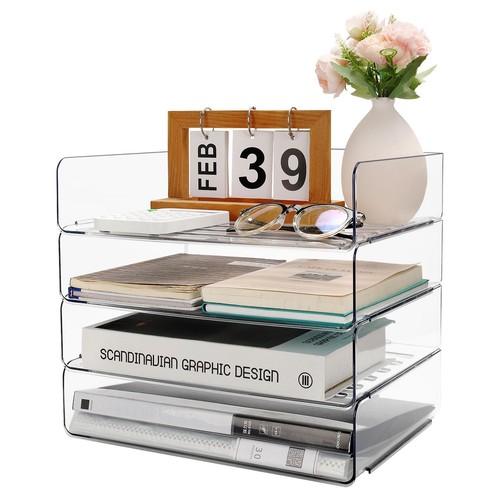 Corbeille courrier empilable - corbeille,