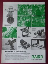 1980'S PUB BAIRD NIGHT VISION GOGGLE NVG LEOPARD SPANISH AD