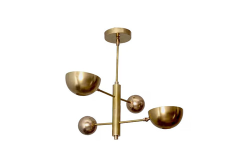 Petit lustre moderne laiton - petit,