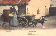 Belgique - BRUXELLES - Laitière flamande - Voiture à chien - Ed. Nels Série 1 N.