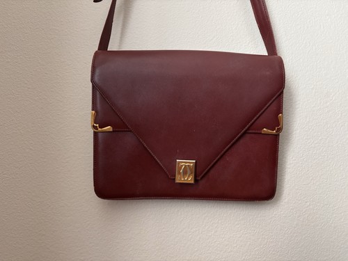 Cartier bordeaux leather - cartier,
