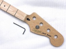 Genuine Fender Squier Jazz J BASS NECK Maple / Maple Electric Bass Guitar Neck