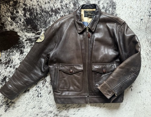 Mythique blouson cuir avirex - cuir,