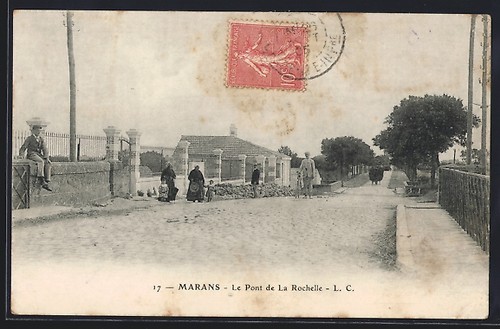 Cpa marans pont de la - cpa, le
