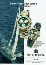 1999 Michel Herbelin Advertising 109 Advertising Newport Chrono Watches