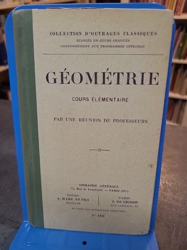 Geometrie cours elementaire - geometrie,