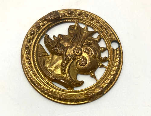 Superbe médaillon ancien art - médaillon,