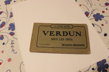 VERDUN-Sous Les Obus-20 Detachable Post Cards-La Guerre 1914-1918-L.C.H. Paris
