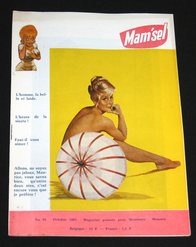 Mam sel 1967 pin modèle - mam'sel, 34-1967