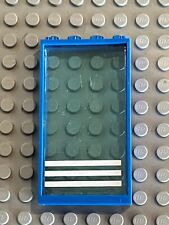 LEGO POLICE Blue Door Window Door 60596 + Glass 57895pb064 / Set 60141