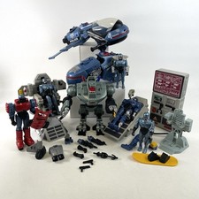 1998 Robocop Toy Island Robojet Robocycle Cyberlab Rexor ED-509 + Figures Extras