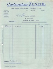 1930 CARBURETOR ZENITH A LYON