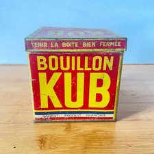 Boite en métal bouillon Kub