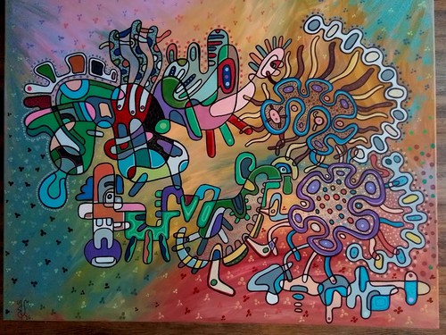 Lot tableaux peintures - de, 3