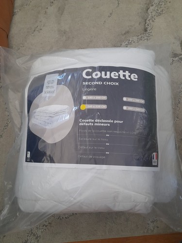 Couette légère neuve - , second